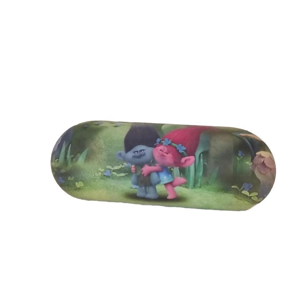 Trolls‎ Eyeglass Case Hard Clamshell Pink Blue Characters Protective Case